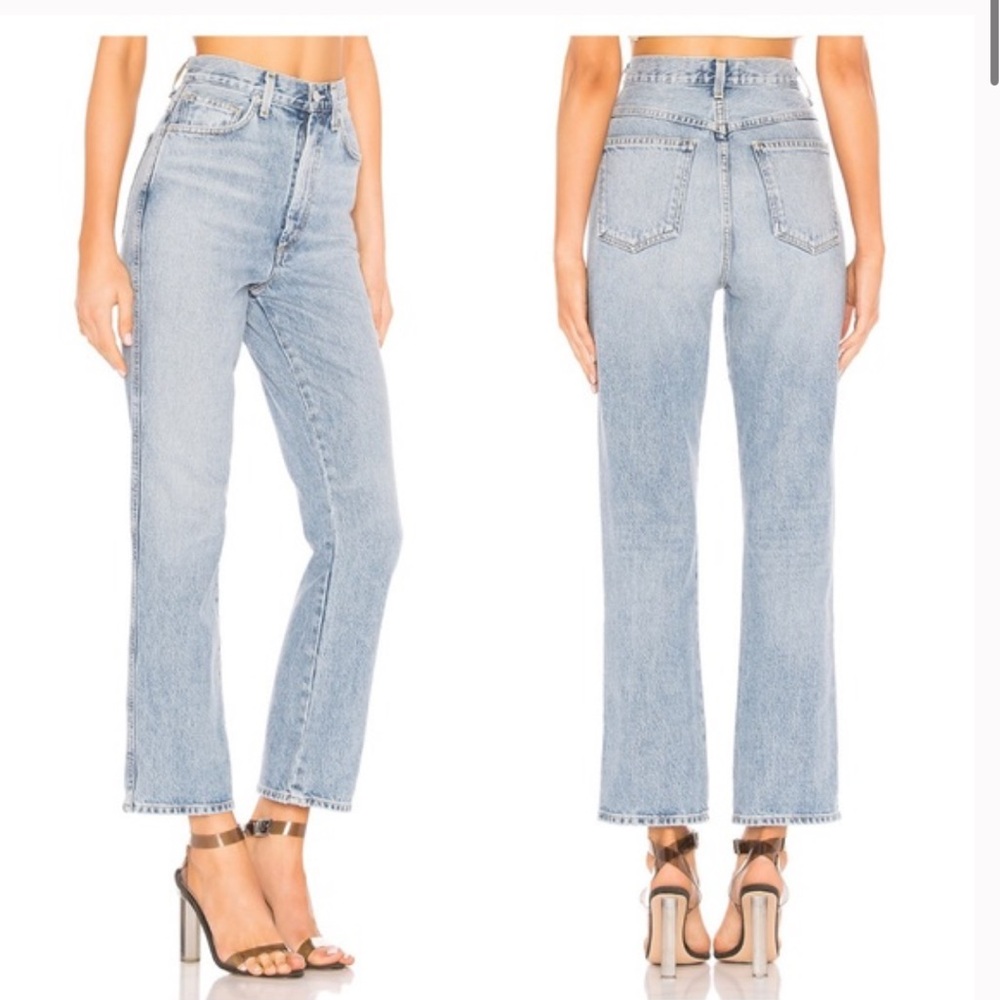 AGOLDE size 28 pinch waist high rise in color “Impression”